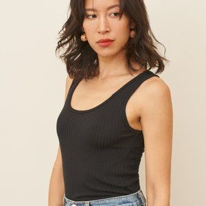 Reformation Shani Top Black
